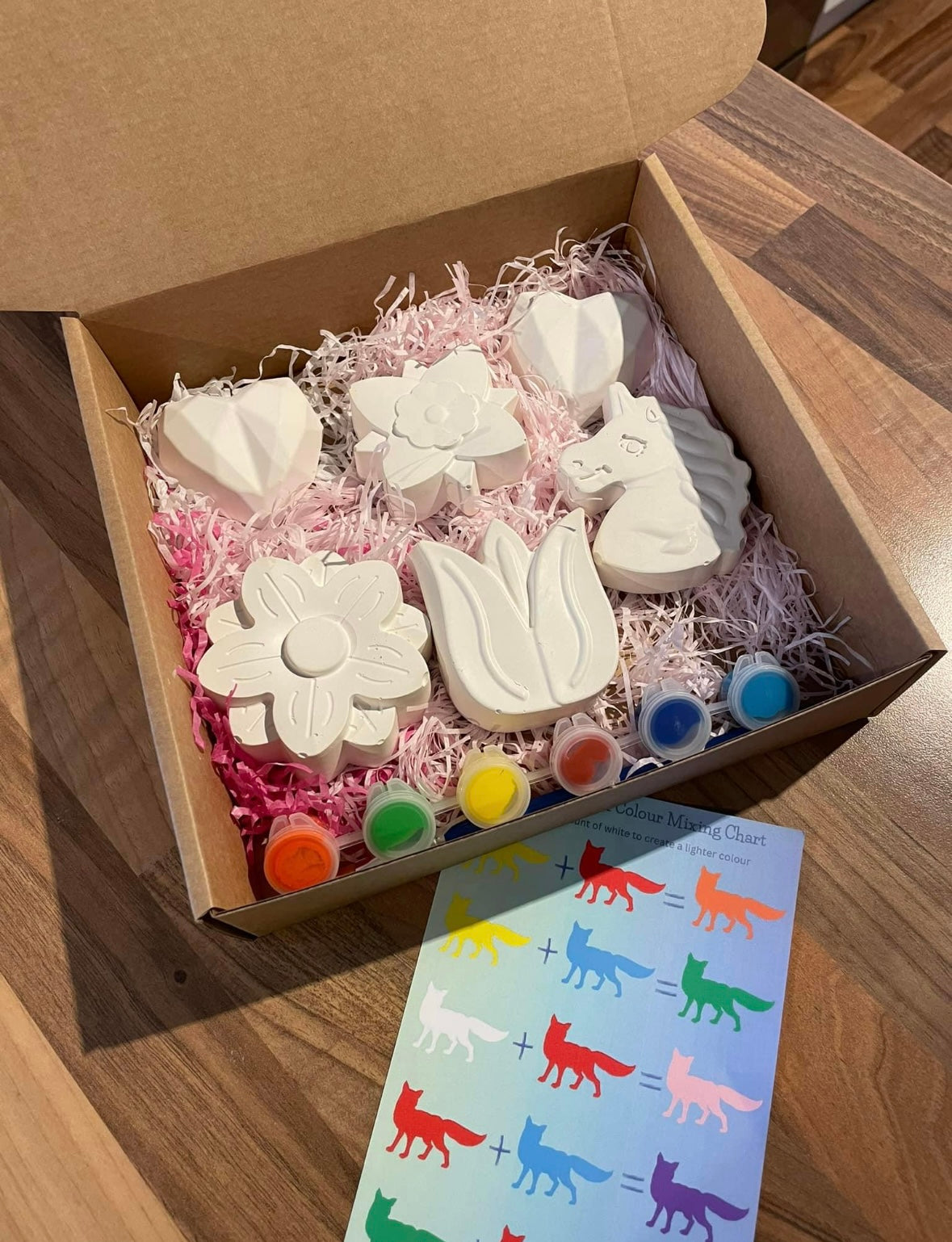 Unicorn & Flower ‘do it yourself’ Paint Box